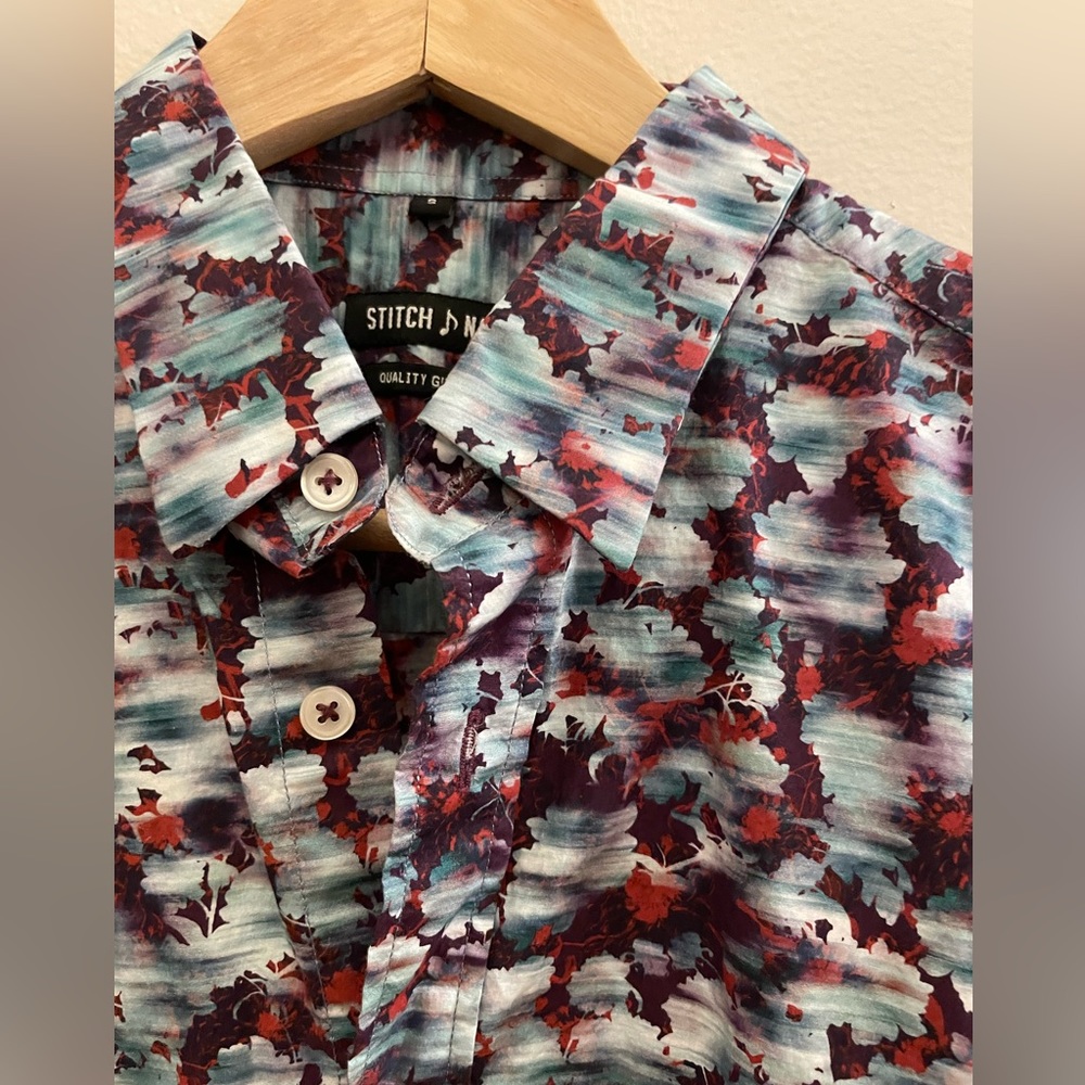 Stitchnote Mens Short Sleeve Buttondown